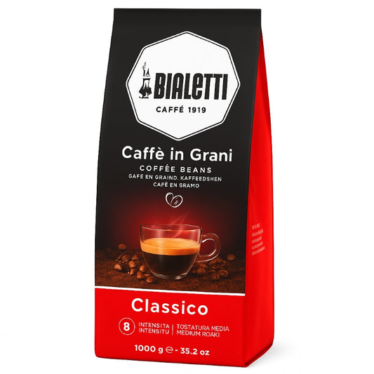 Bialetti Classico Whole Coffee Beans - 1kg-4kg