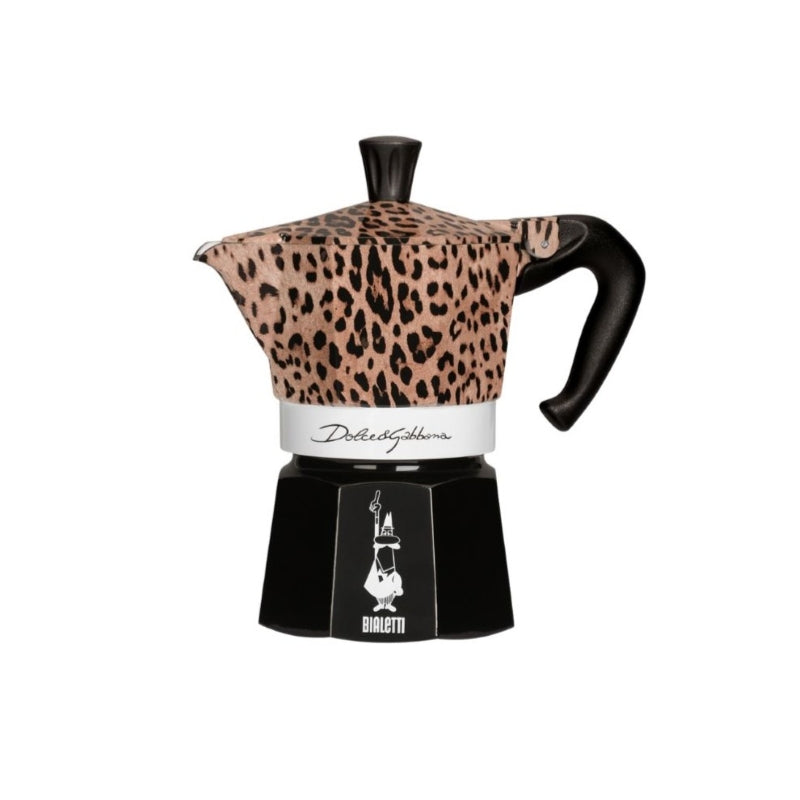 Bialetti Dolce & Gabbana Leopardo Moka Express - 3 & 6 Cup