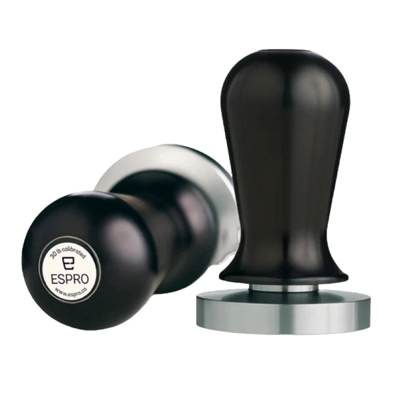 Espro 53mm Flat Calibrated Spring Loaded Tamper - Black