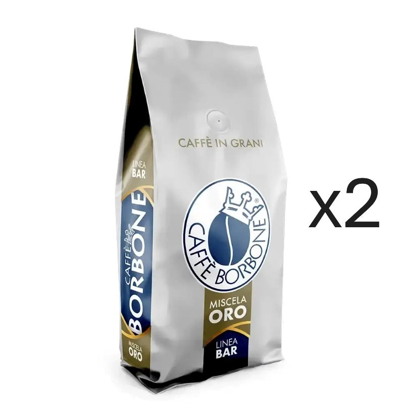 Caffe Borbone Linea Bar Miscela Gold Oro - Whole Coffee Beans 1kg-6kg