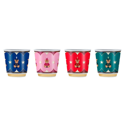 Bialetti Magico Ricordo Set Of 4 Conical Cups