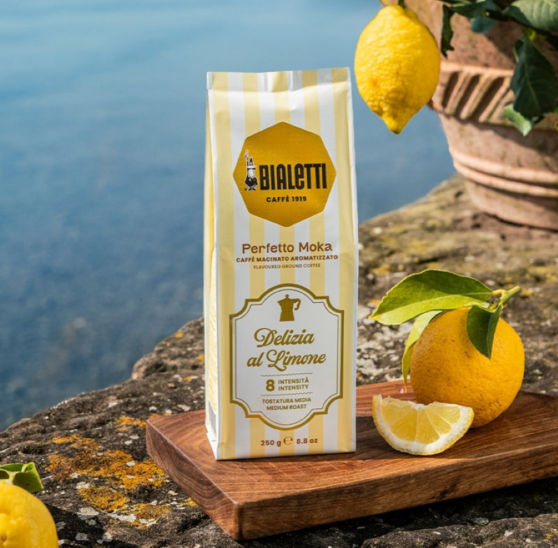 Bialetti Perfetto Moka Delizia Al Limone Lemon Flavoured Ground Coffee