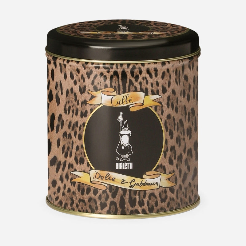 Bialetti Dolce & Gabbana Leopardo Ground Coffee + Gift Tin