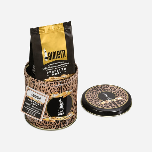 Bialetti Dolce &amp; Gabbana 蓝色地中海 Perfetto 摩卡咖啡礼品罐