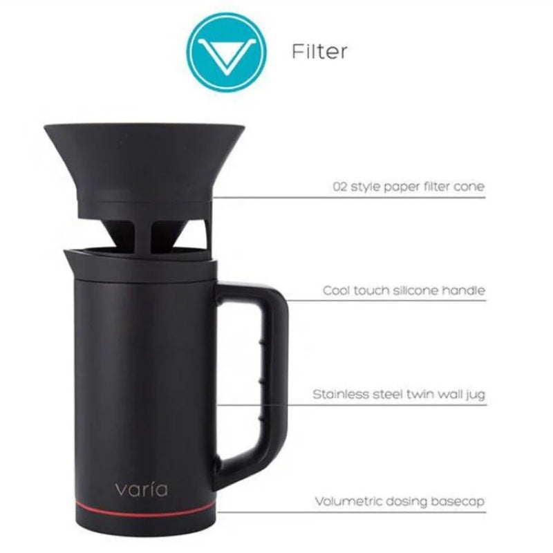 Varia Multi Brewer - Black 6 In 1 Coffee Maker