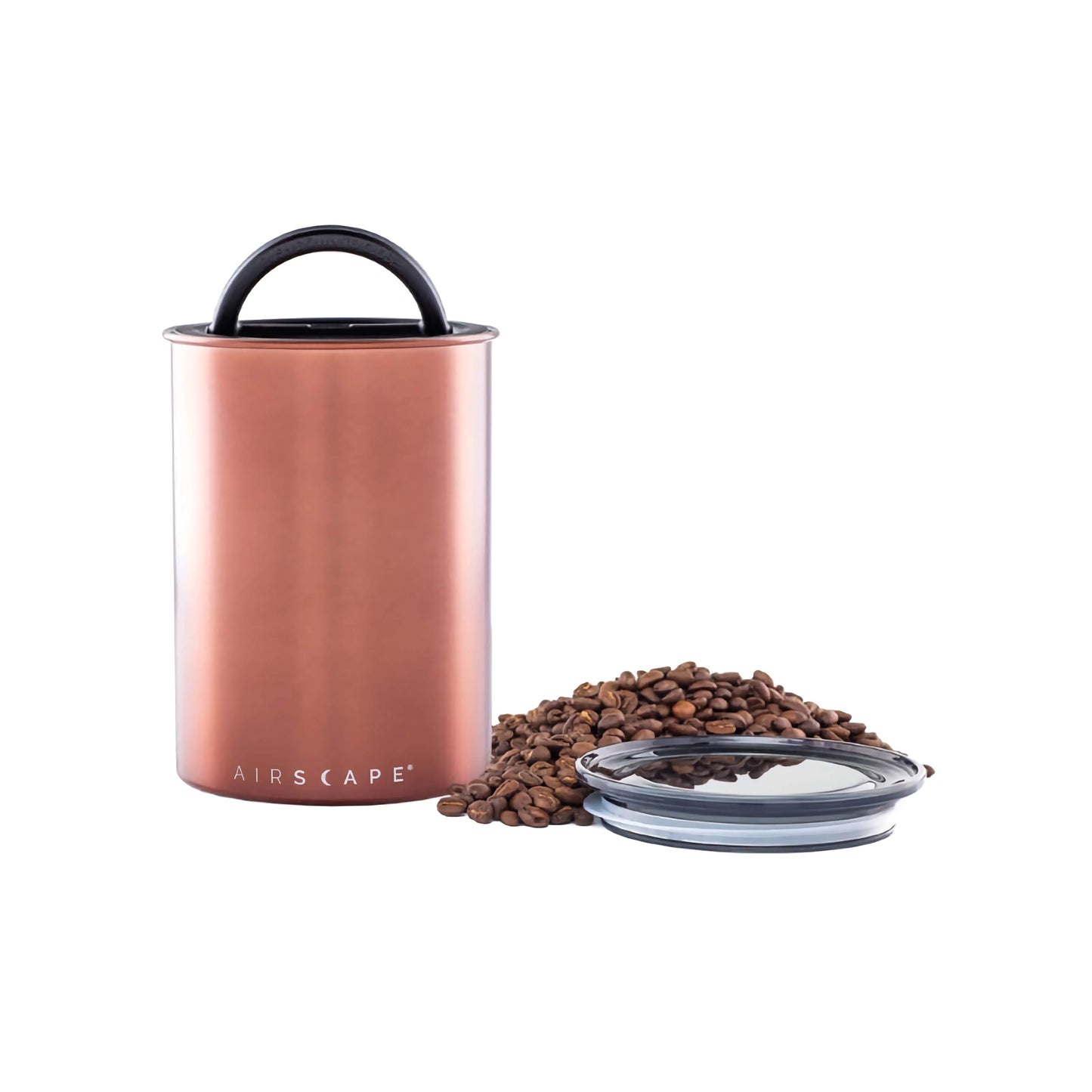 Airscape Brushed Copper Coffee Canister
