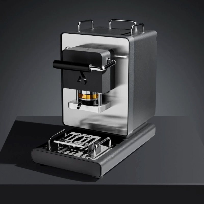 Aroma Iconica ESE Pod Capsule Coffee Machine - Black and Chrome