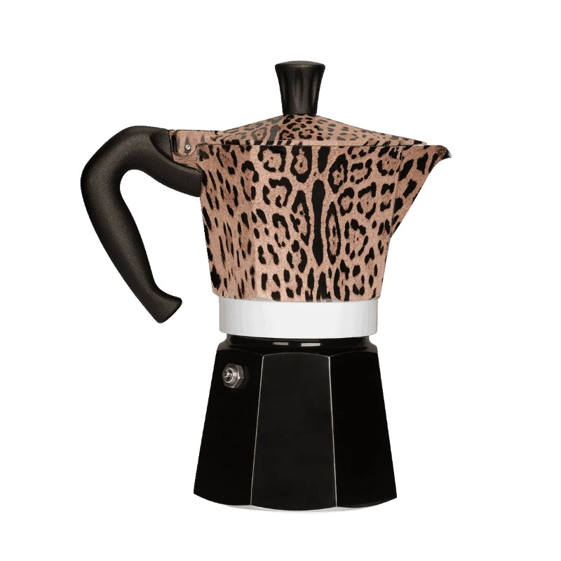 Bialetti Dolce & Gabbana Leopardo Moka Express - 3 & 6 Cup
