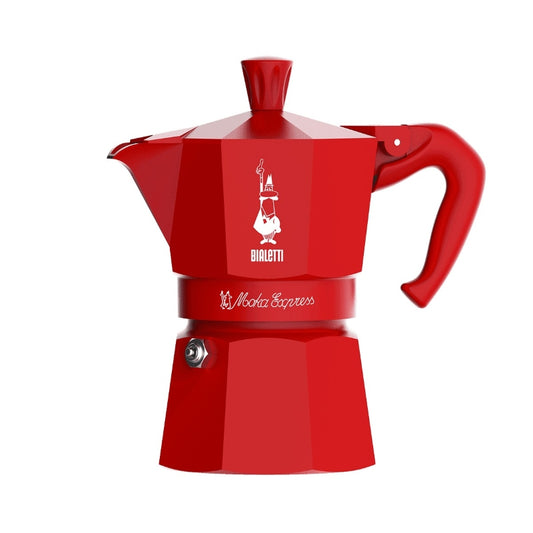 Bialetti Magico Ricordo Moka Express Red - 3 Cups