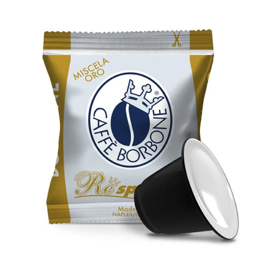Caffe Borbone Nespresso Compatible Capsules - Oro Gold Blend