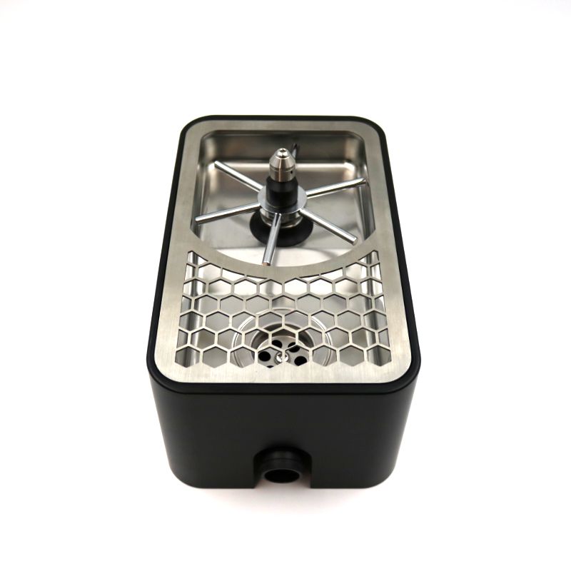 Rhino x Caffewerks Mini Pitcher Rinser - On Bench Milk Jug Cleaner