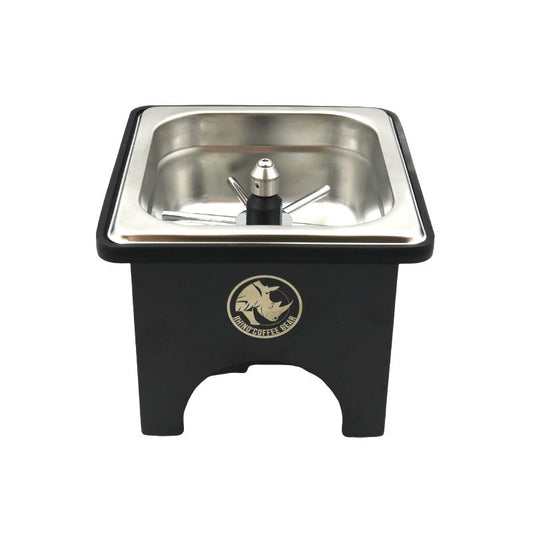 Rhino On Bench Jug Rinser - Stainless Steel Milk Pitcher Cleaner