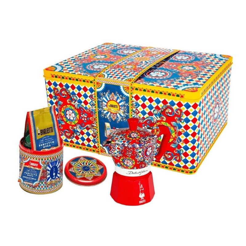 Bialetti Dolce & Gabbana Gift Tin Set With Coffee