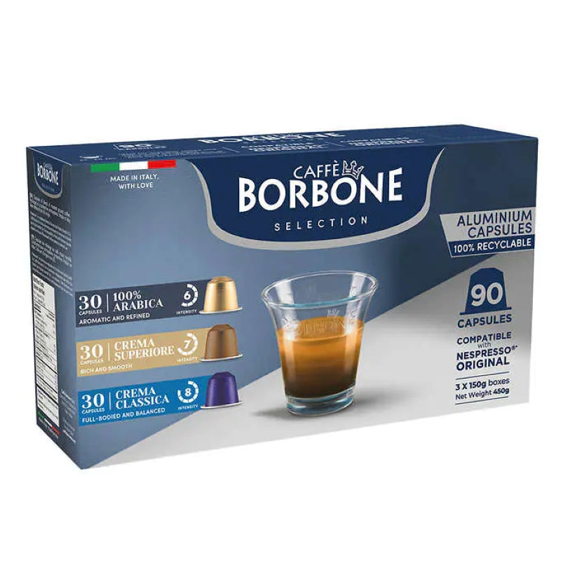 Caffè Borbone Nespresso Compatible Variety Pack - 90 Capsules
