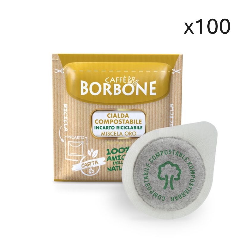 Caffe Borbone Compostable Cialde ESE Pods - Oro Gold Blend