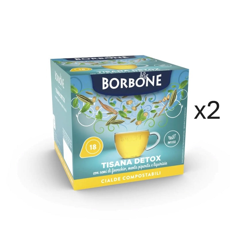 Caffe Borbone Tisana Detox Tea Bag ESE Pods