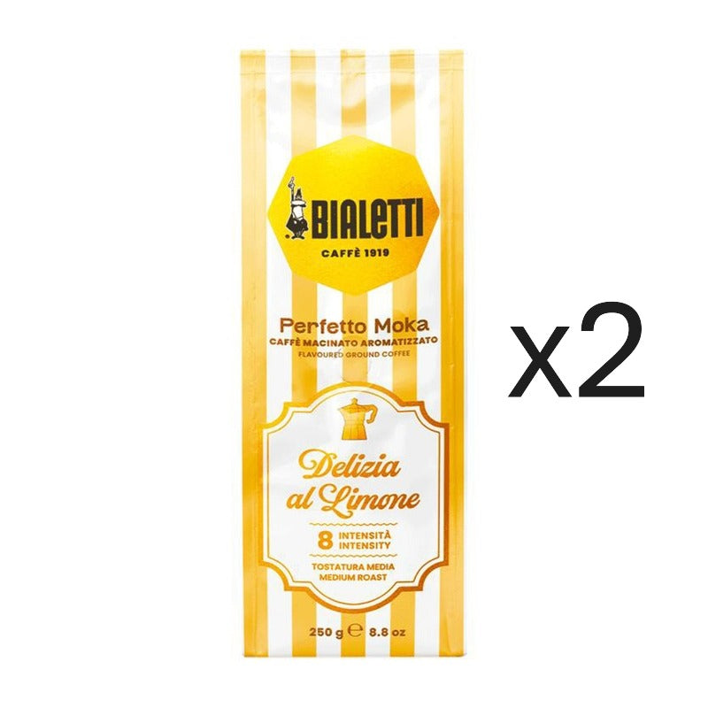 Bialetti Perfetto Moka Delizia Al Limone Lemon Flavoured Ground Coffee