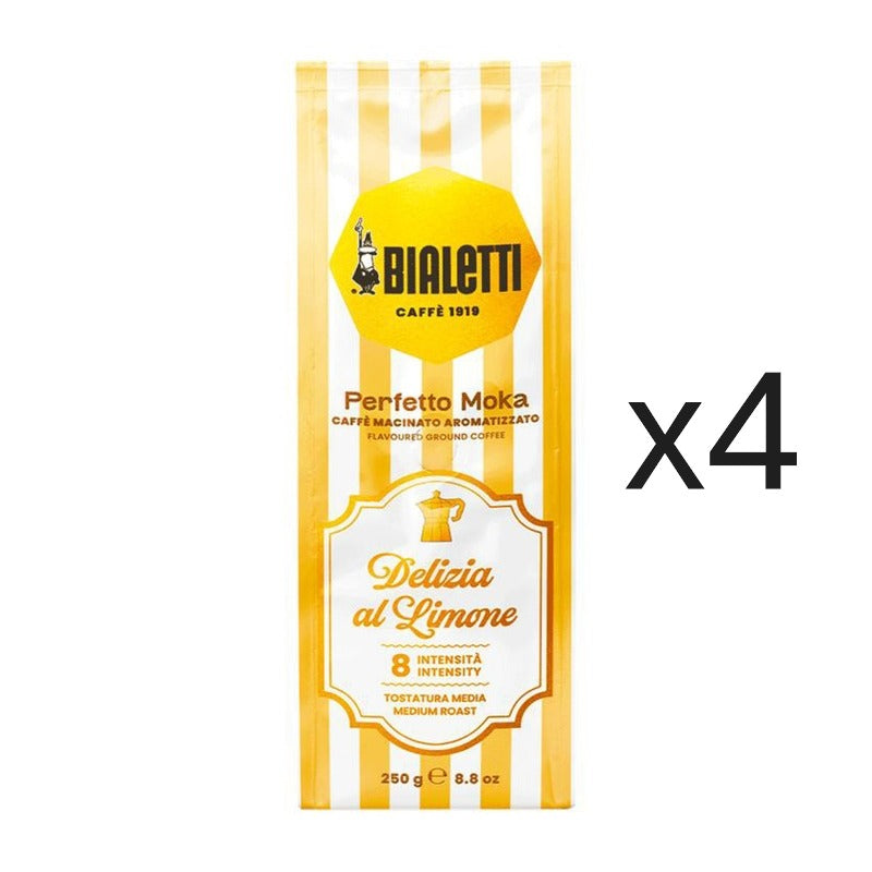 Bialetti Perfetto Moka Delizia Al Limone Lemon Flavoured Ground Coffee