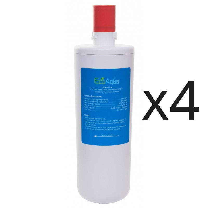 EcoAqua Water Filter EWF-8001A - Insinkerator F701R Replacement