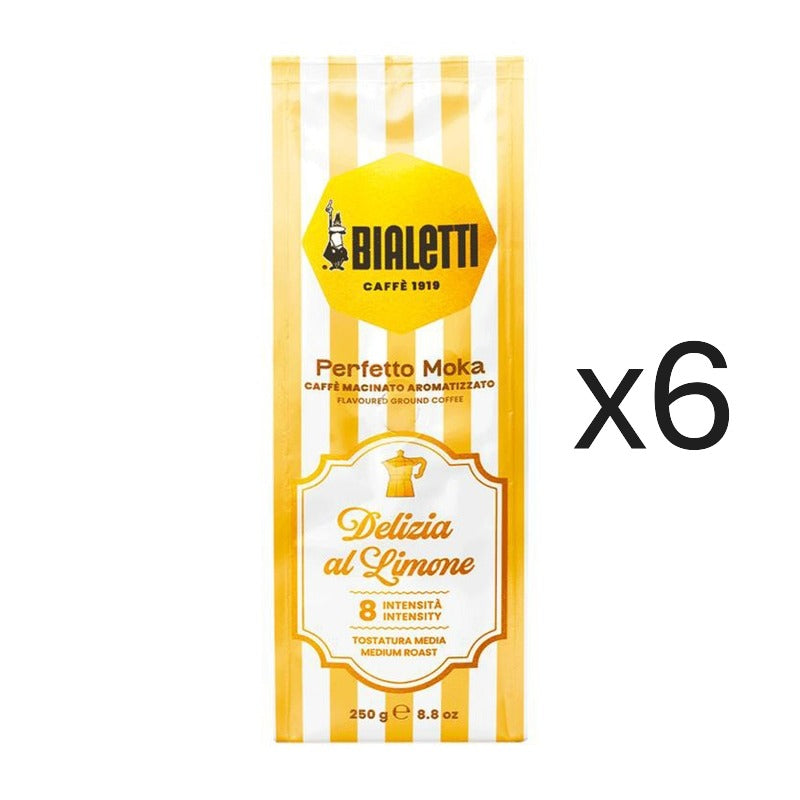 Bialetti Perfetto Moka Delizia Al Limone Lemon Flavoured Ground Coffee